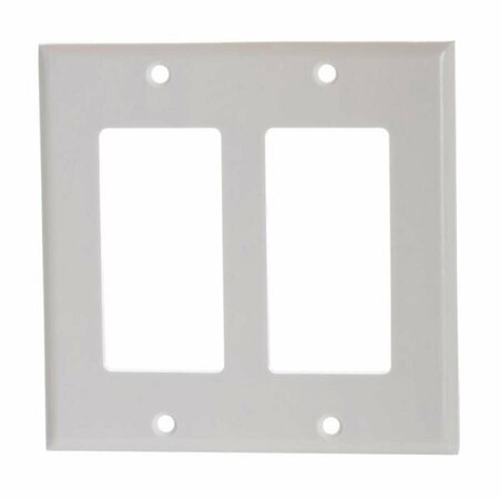 CMPLE White Decora Wall Plate - 2-Gang 797-N